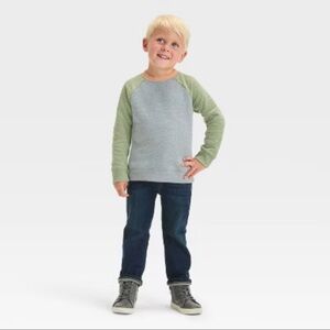 Cat & Jack Toddler‎ Boys 5T Colorblock Raglan Sweatshirt NWT